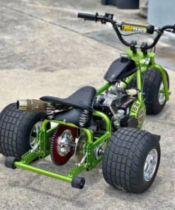 Green Mini Trike motorcycle