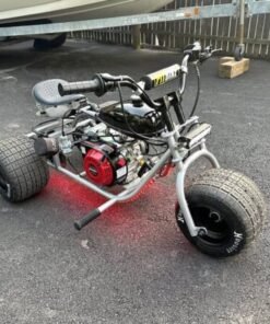 Black/Grey custom 212cc trike motorcycle