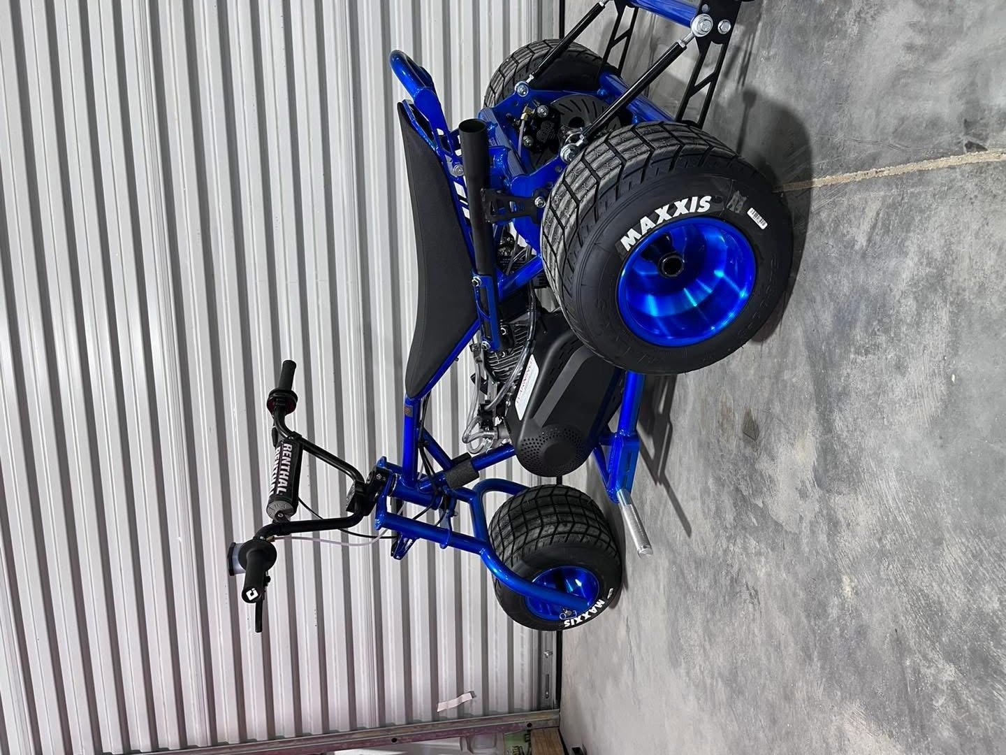 Blue Custom Mini Trike 212cc Engine Blue Custom Mini Trike 212cc Engine