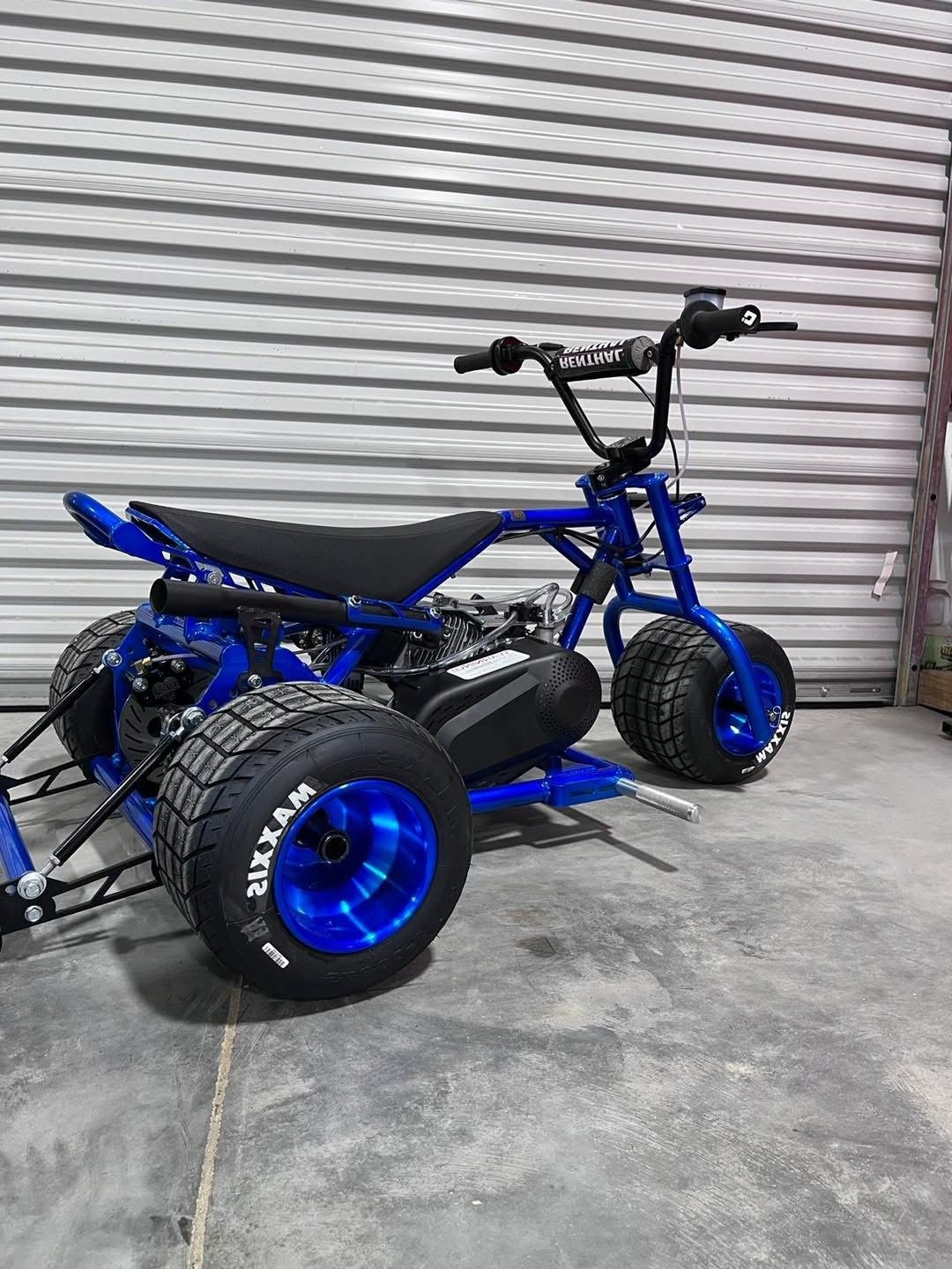 Blue Custom Mini Trike 212cc Engine Blue Custom Mini Trike 212cc Engine