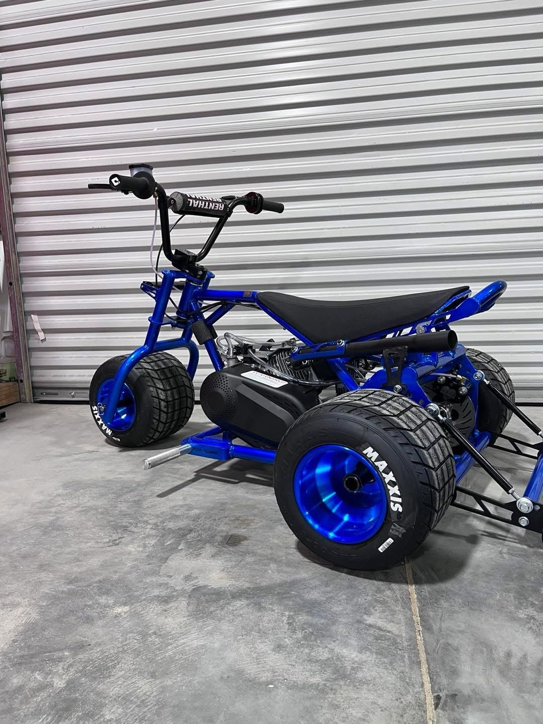 Blue Custom Mini Trike 212cc Engine Blue Custom Mini Trike 212cc Engine