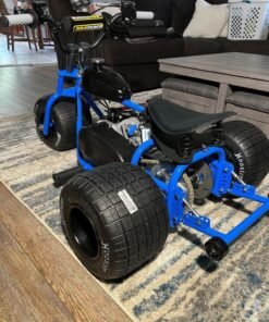 Blue custom build mini trike