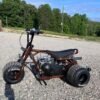 Copper brown mini trike 212 cc Engine