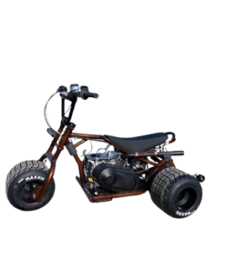Alternative view of Copper brown mini trike