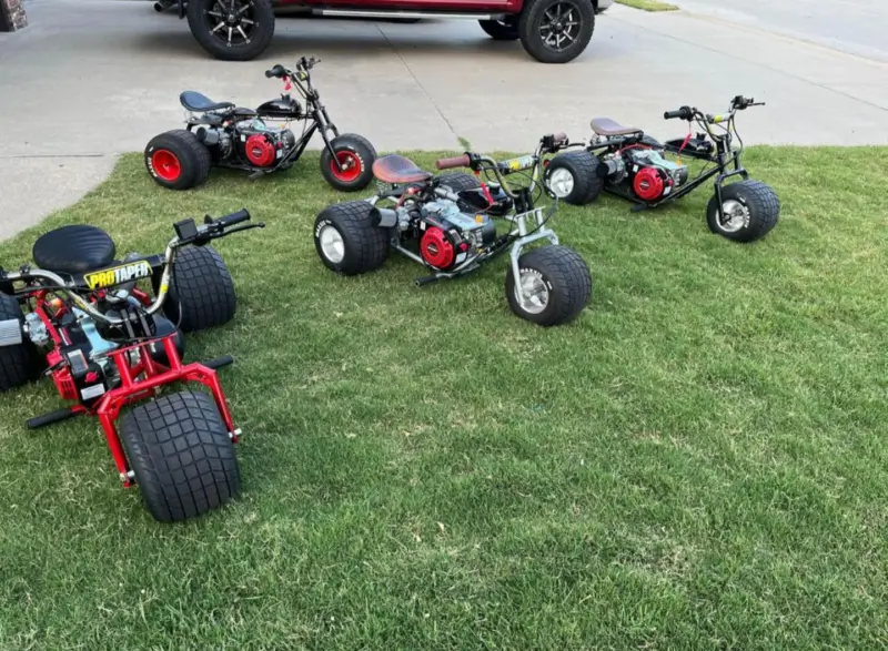 4-Pack 212cc Mini Trikes Complete Mini Trike 4-Pack 212cc Mini Trikes Complete Mini Trike