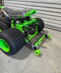Green & Illusion Purple Mini Trike 212 cc Engine