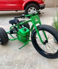 Green Motorized Drift Trike