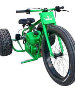 Green Motorized Drift Trike