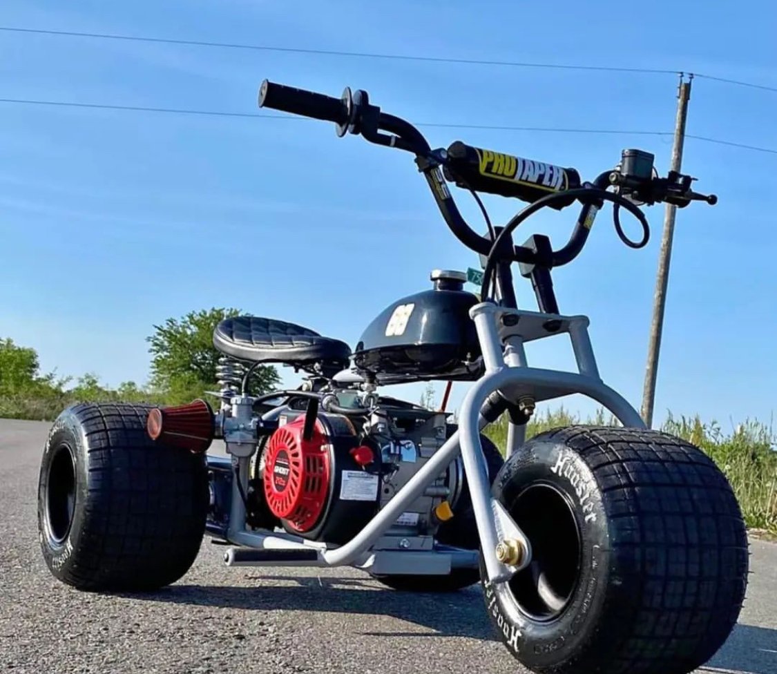 ink black mini trike, ink black mini trike,