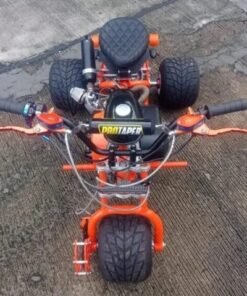 Orange custom 212cc mini trike
