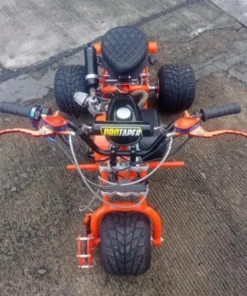 Orange custom 212cc mini trike Orange custom 212cc mini trike