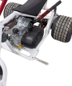 Alternative view of Red & White Mini Trike