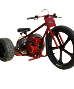 Alternative view of Royal Red Motorized Drift Trike