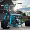 Tiffany Blue Trike Motorcycle