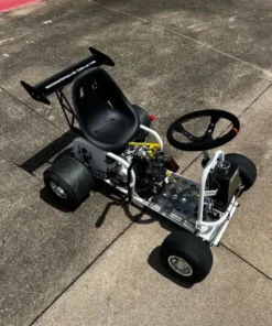 White Drift Go Kart