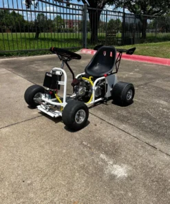White Drift Go Kart
