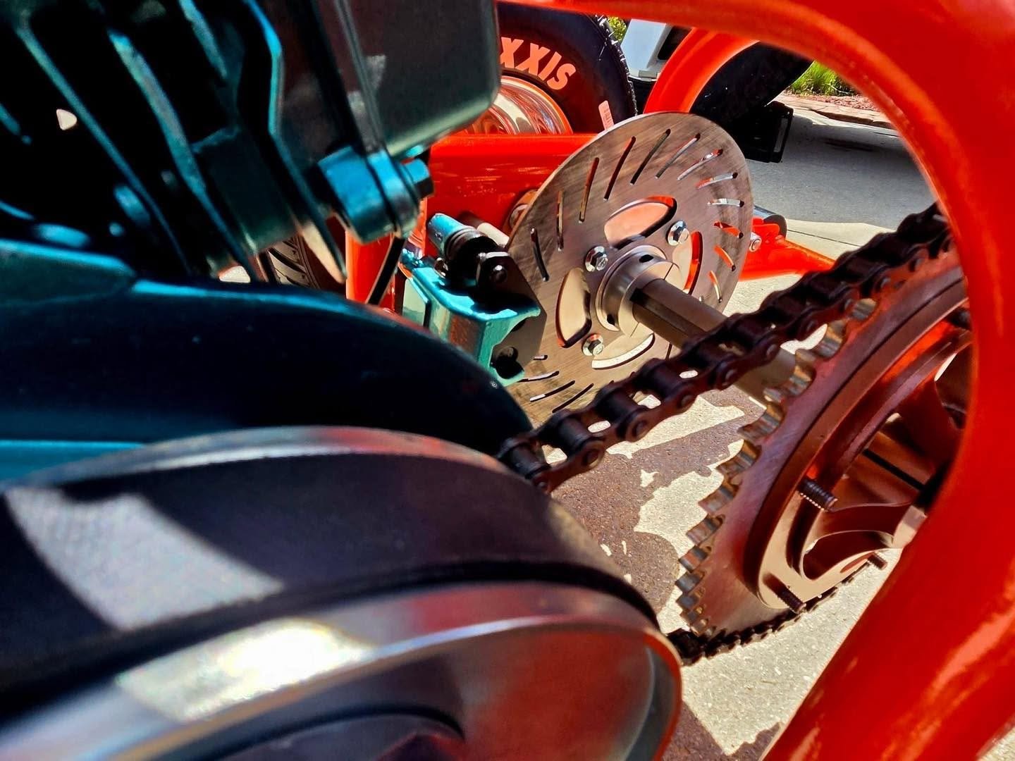 Red Ghost 212 Custom Gas Mini Trike Red Ghost 212 Custom Gas Mini Trike