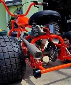 Red Ghost 212 Custom Gas Mini Trike Red Ghost 212 Custom Gas Mini Trike