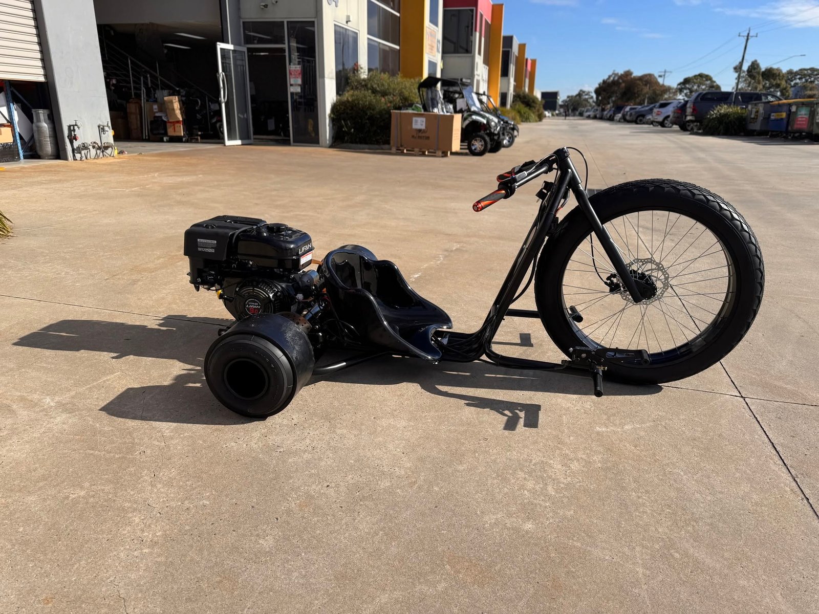 pure black custom drift trike pure black custom drift trike